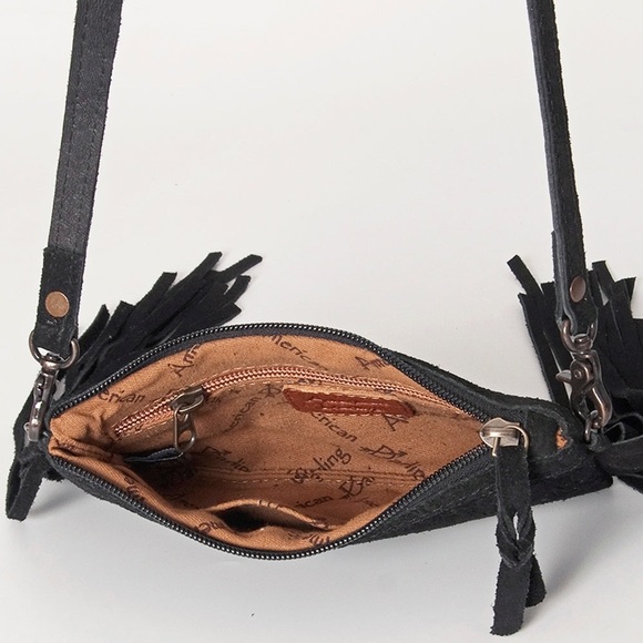 American Darling Small Crossbody Genuine Western Leather - Picture 12 of 14